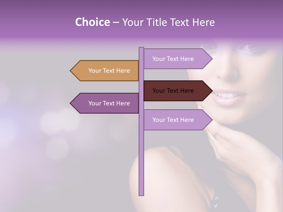 Slim Nightlife Temptation PowerPoint Template