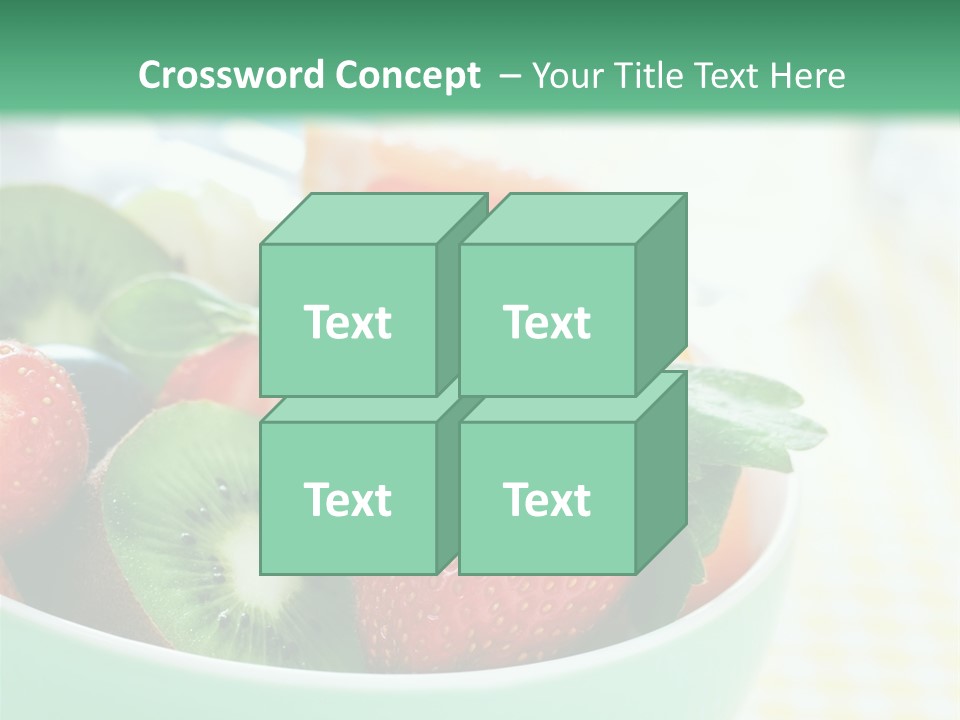 Grapefruit Raw Fruity PowerPoint Template