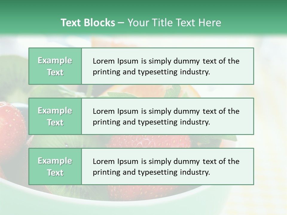 Grapefruit Raw Fruity PowerPoint Template
