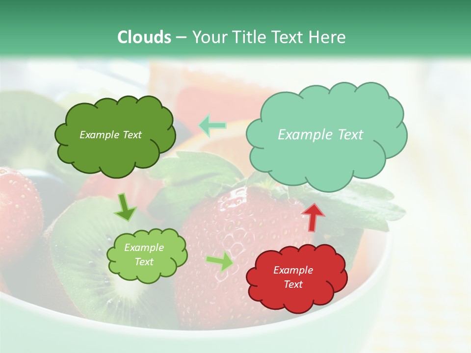 Grapefruit Raw Fruity PowerPoint Template