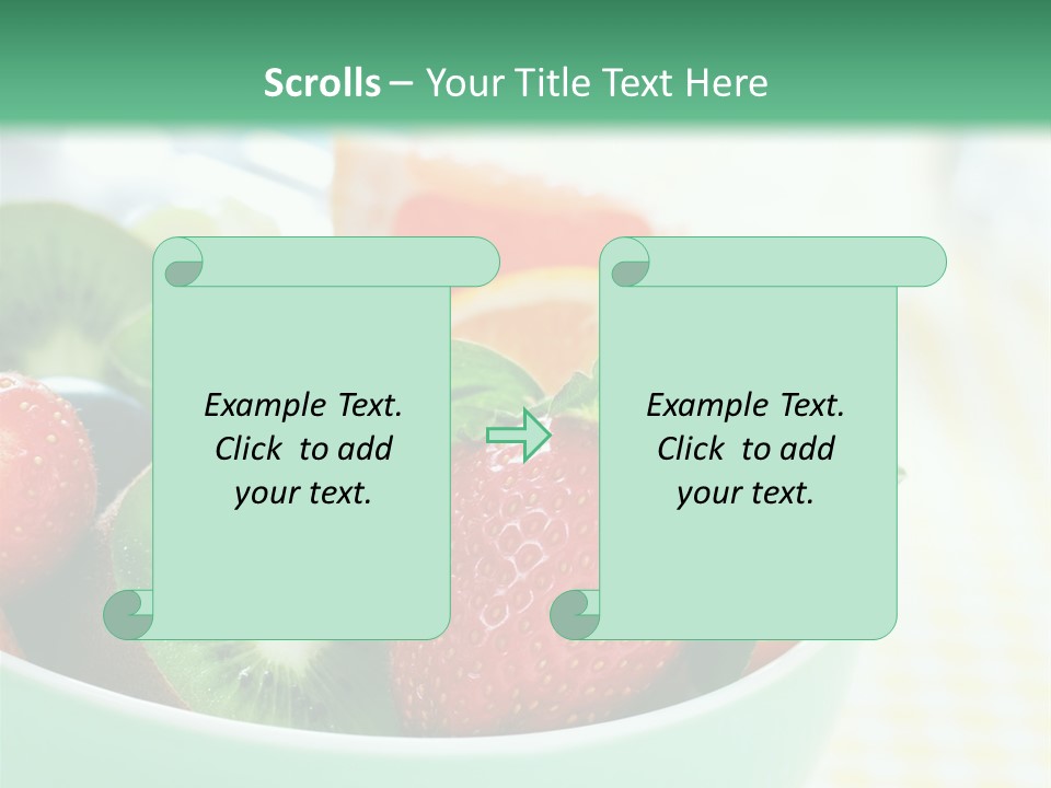 Grapefruit Raw Fruity PowerPoint Template