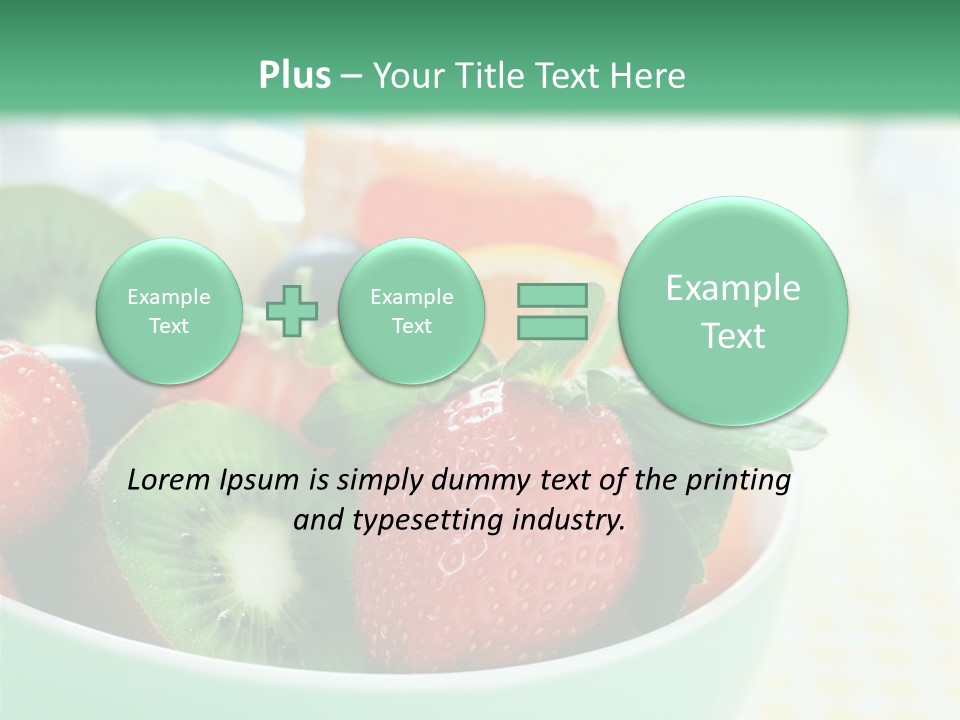 Grapefruit Raw Fruity PowerPoint Template