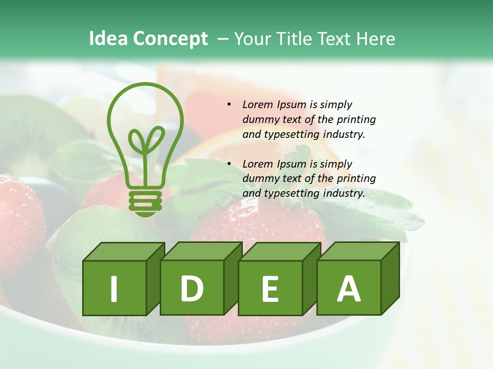 Grapefruit Raw Fruity PowerPoint Template