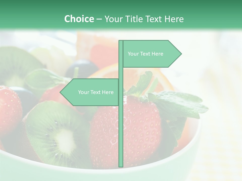 Grapefruit Raw Fruity PowerPoint Template