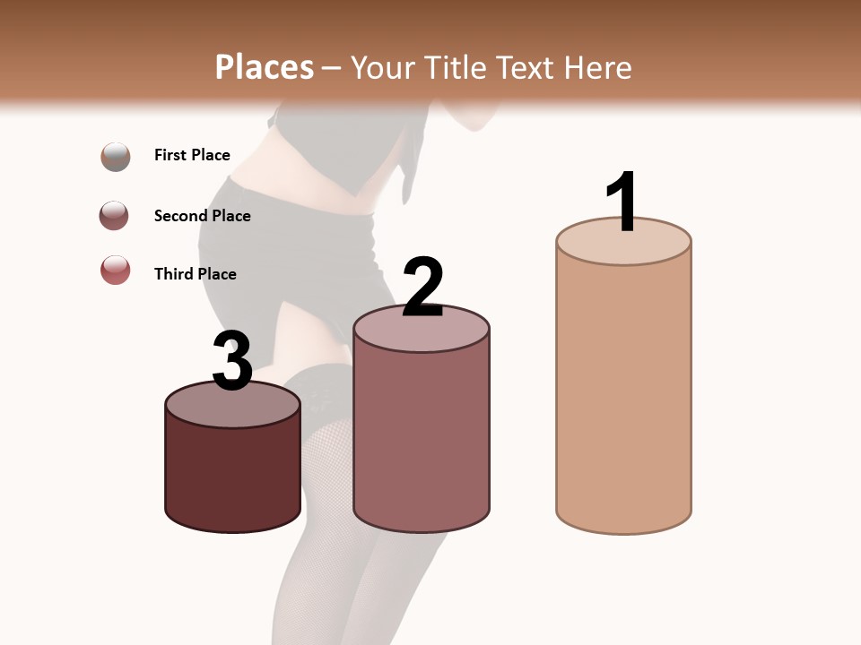 Mistress Young Isolated PowerPoint Template