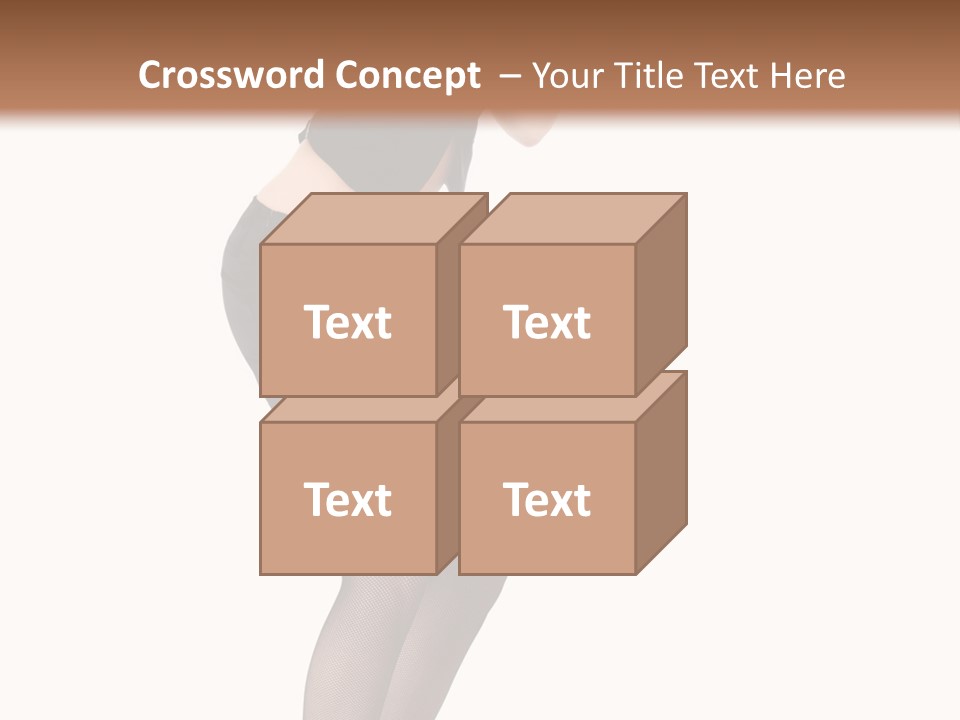 Mistress Young Isolated PowerPoint Template