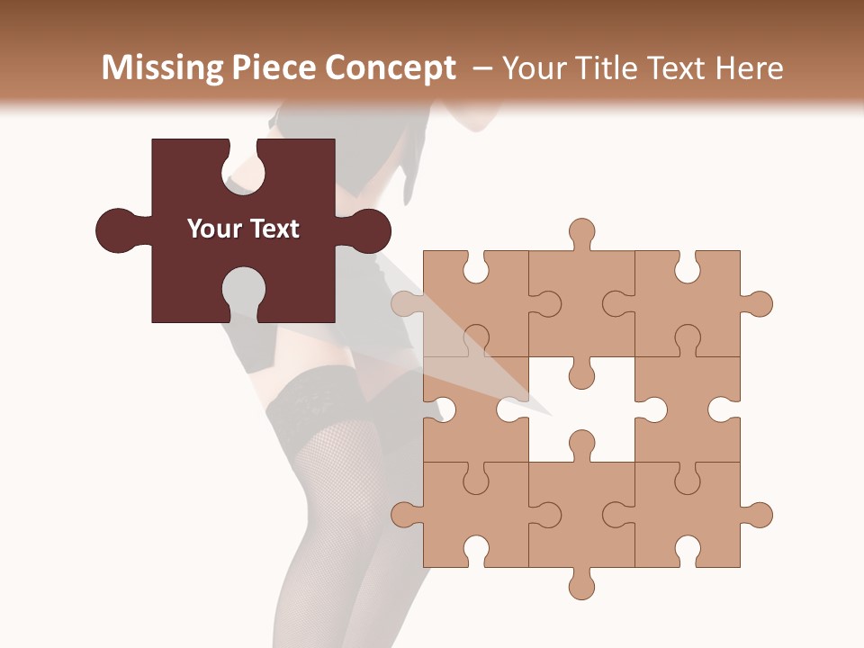 Mistress Young Isolated PowerPoint Template