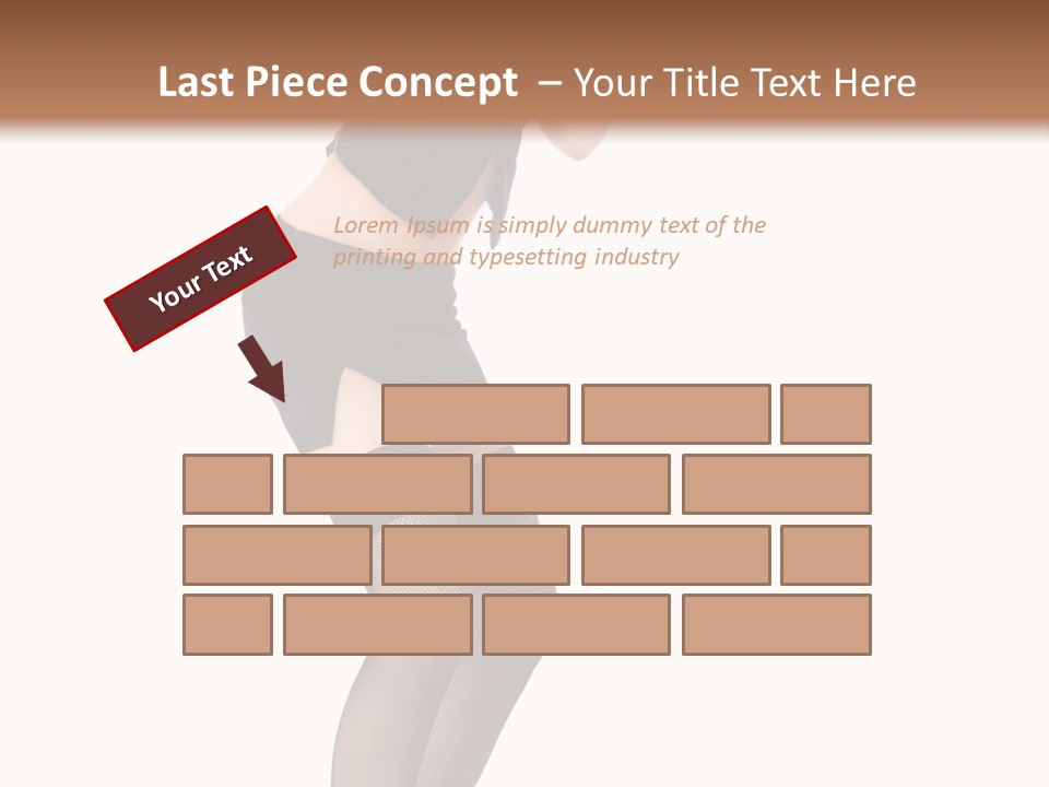 Mistress Young Isolated PowerPoint Template