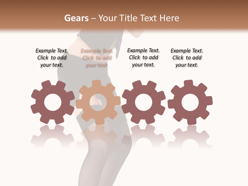 Mistress Young Isolated PowerPoint Template