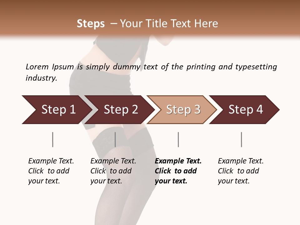 Mistress Young Isolated PowerPoint Template