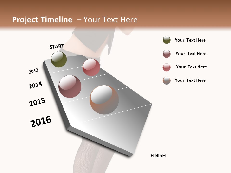 Mistress Young Isolated PowerPoint Template