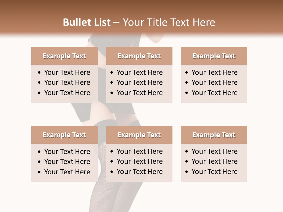 Mistress Young Isolated PowerPoint Template