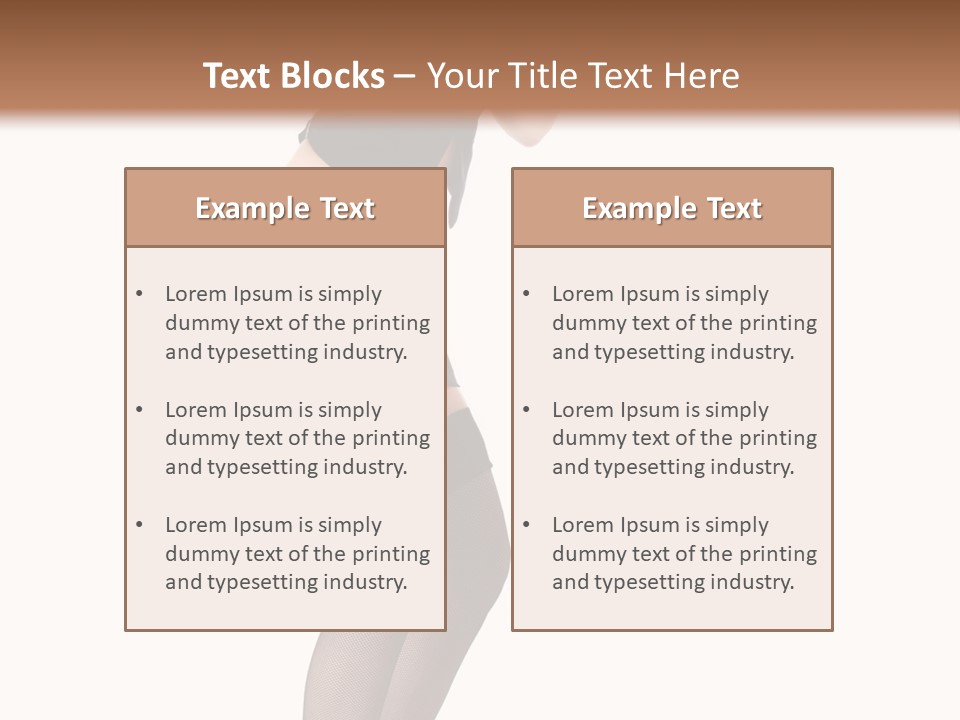 Mistress Young Isolated PowerPoint Template
