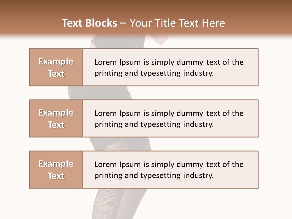 Mistress Young Isolated PowerPoint Template