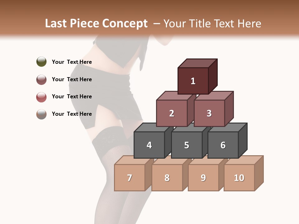 Mistress Young Isolated PowerPoint Template