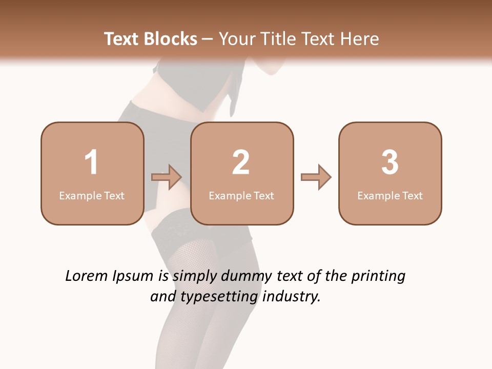 Mistress Young Isolated PowerPoint Template