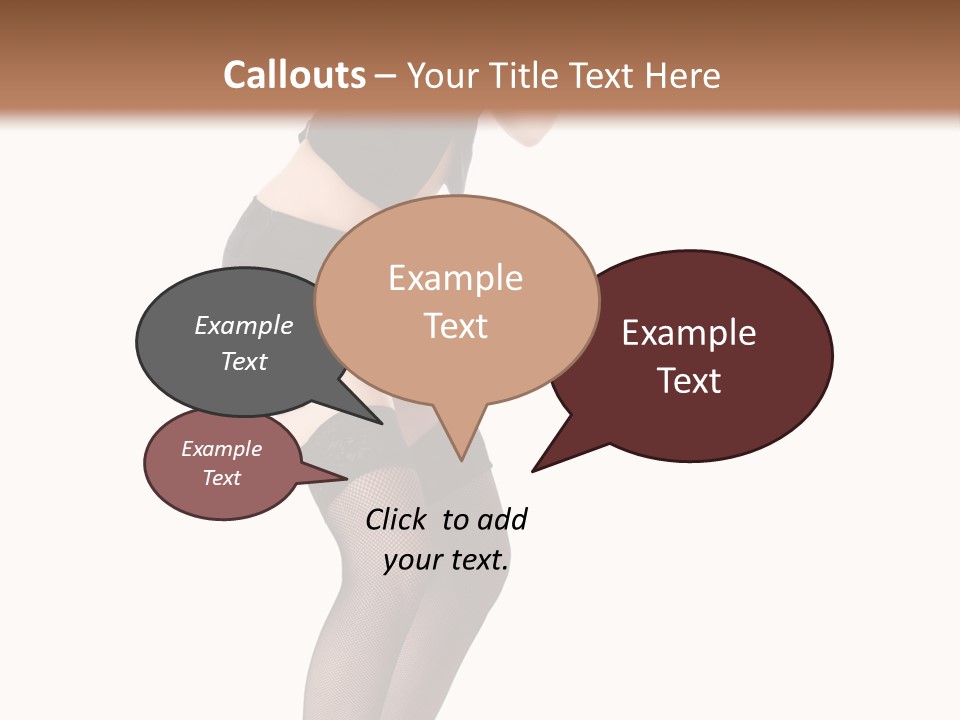 Mistress Young Isolated PowerPoint Template