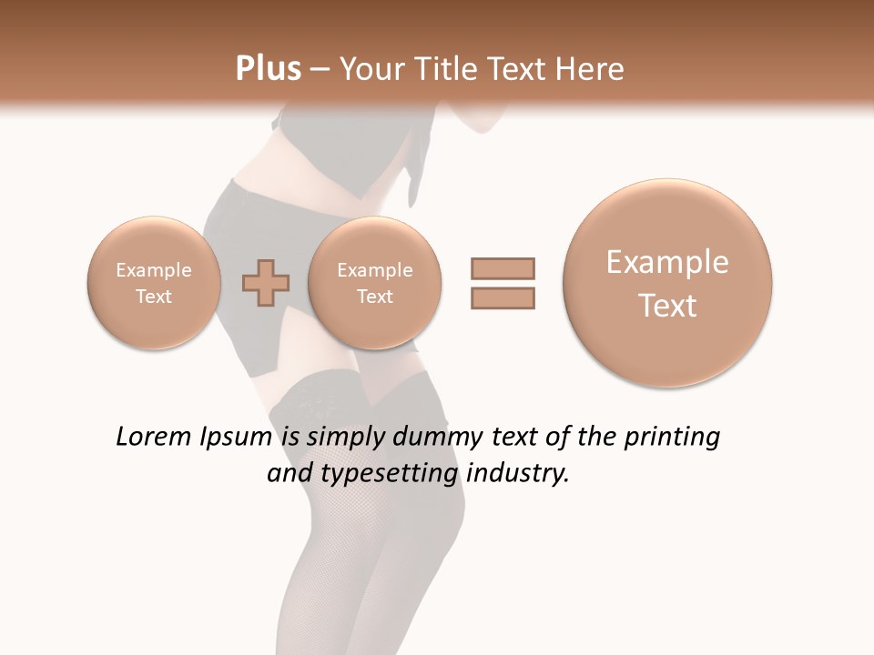 Mistress Young Isolated PowerPoint Template