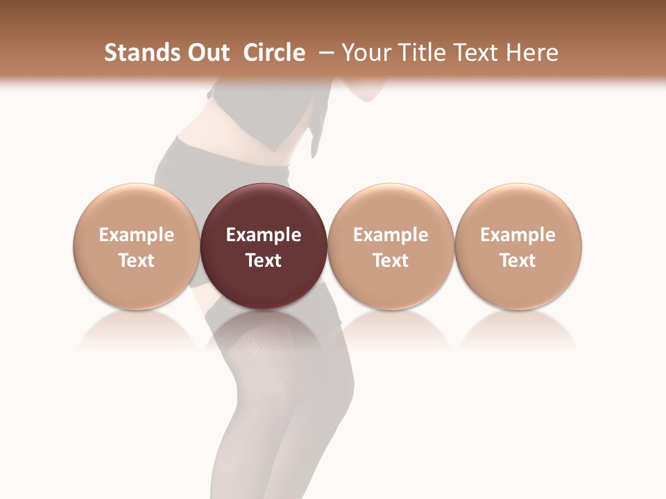 Mistress Young Isolated PowerPoint Template