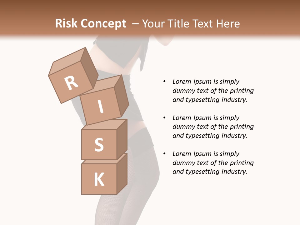 Mistress Young Isolated PowerPoint Template