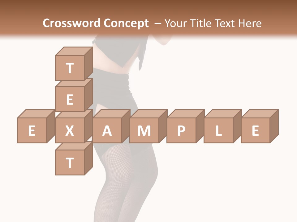 Mistress Young Isolated PowerPoint Template