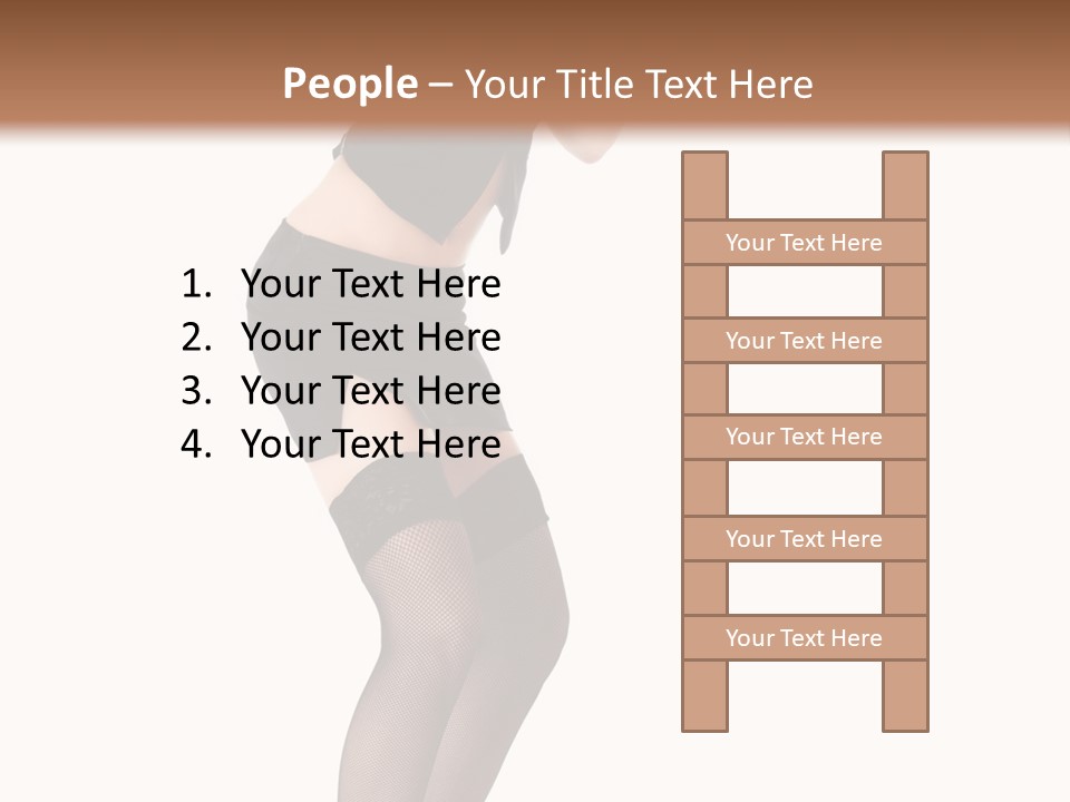 Mistress Young Isolated PowerPoint Template