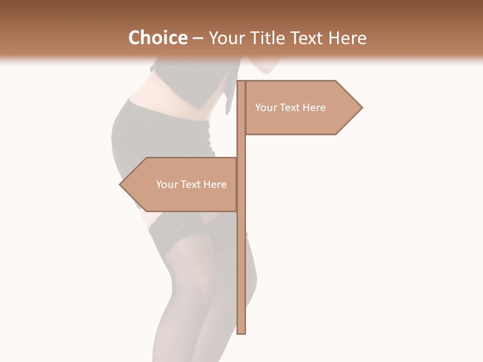 Mistress Young Isolated PowerPoint Template