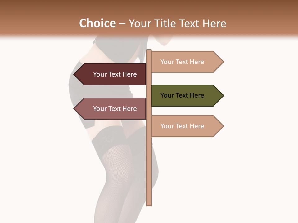 Mistress Young Isolated PowerPoint Template