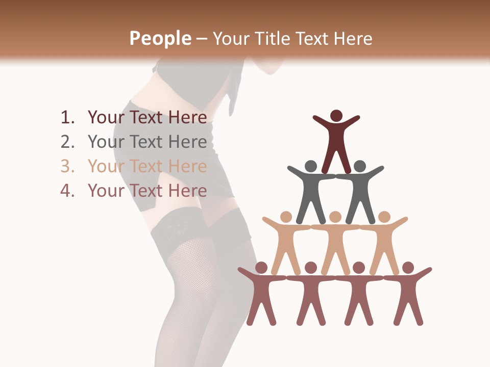 Mistress Young Isolated PowerPoint Template