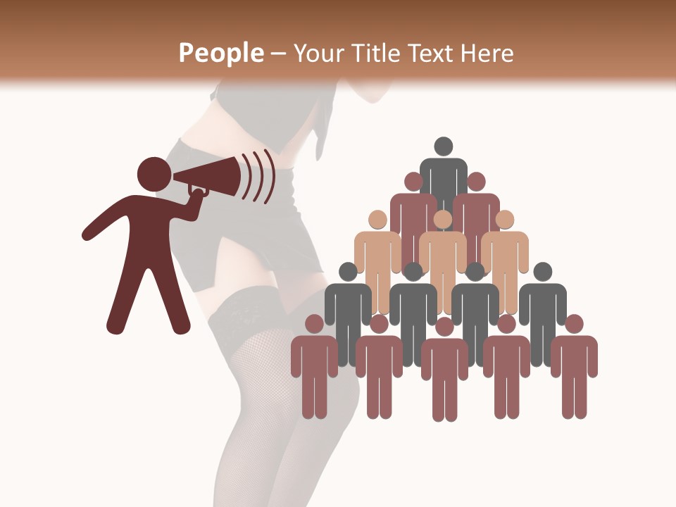 Mistress Young Isolated PowerPoint Template