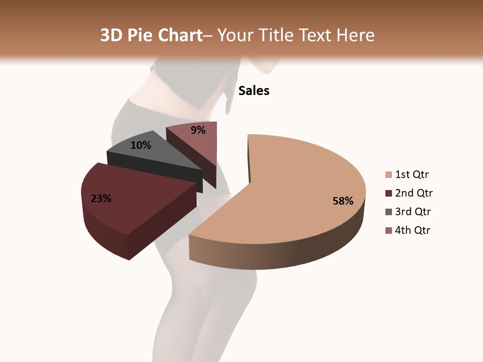 Mistress Young Isolated PowerPoint Template