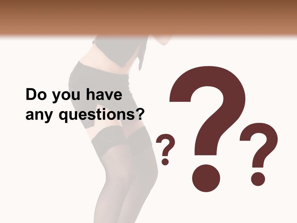 Mistress Young Isolated PowerPoint Template