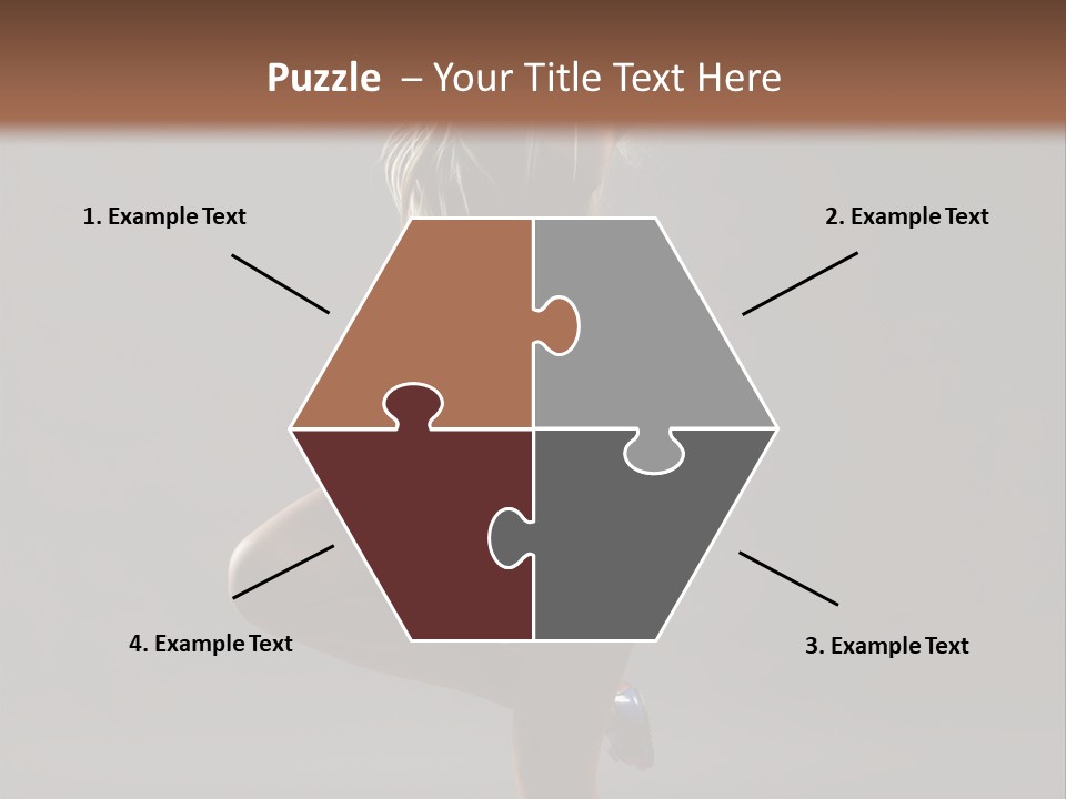 Caucasian Performer Desire PowerPoint Template