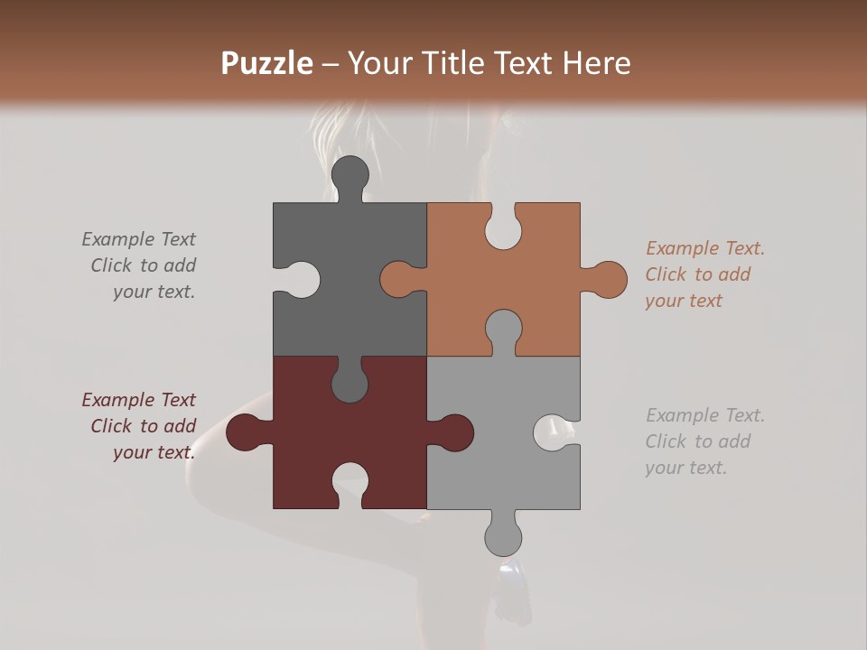 Caucasian Performer Desire PowerPoint Template