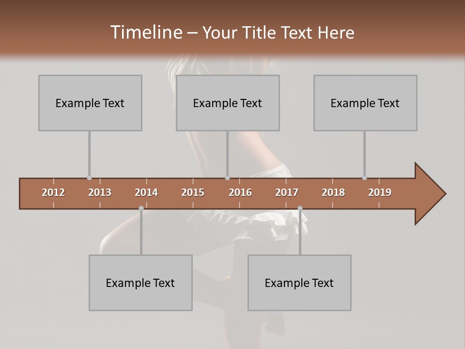 Caucasian Performer Desire PowerPoint Template