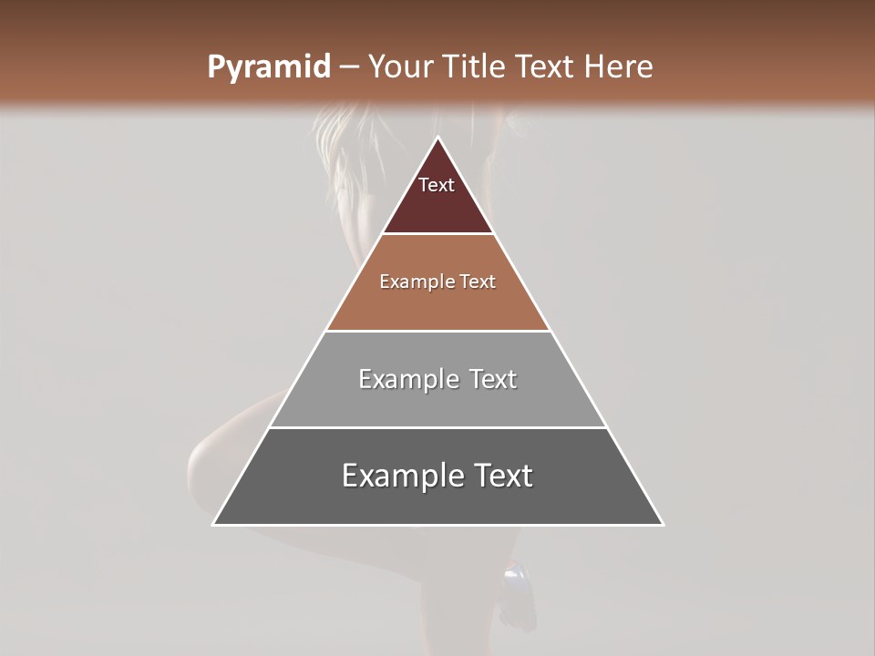 Caucasian Performer Desire PowerPoint Template