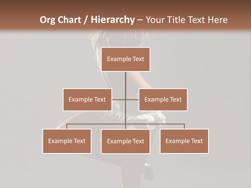 Caucasian Performer Desire PowerPoint Template