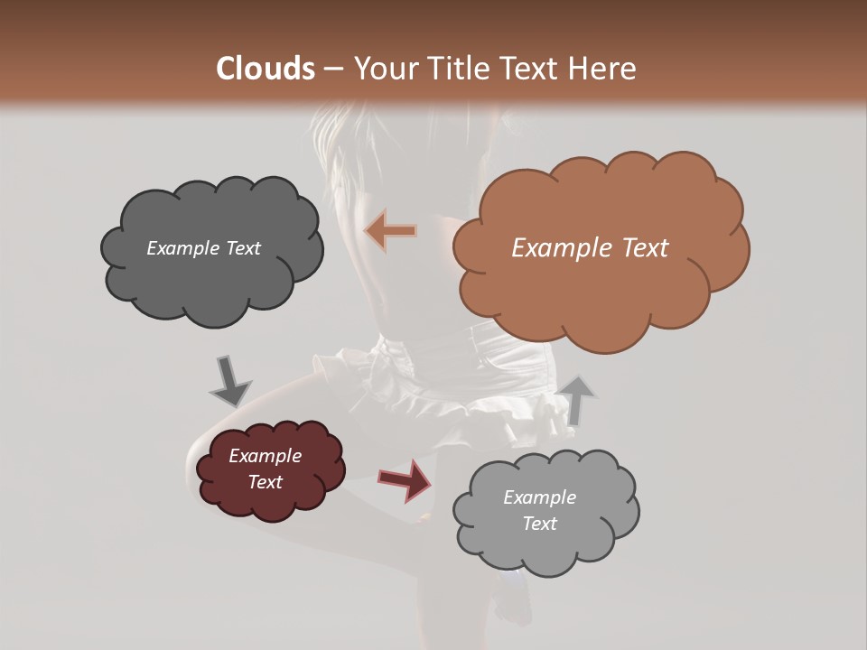 Caucasian Performer Desire PowerPoint Template