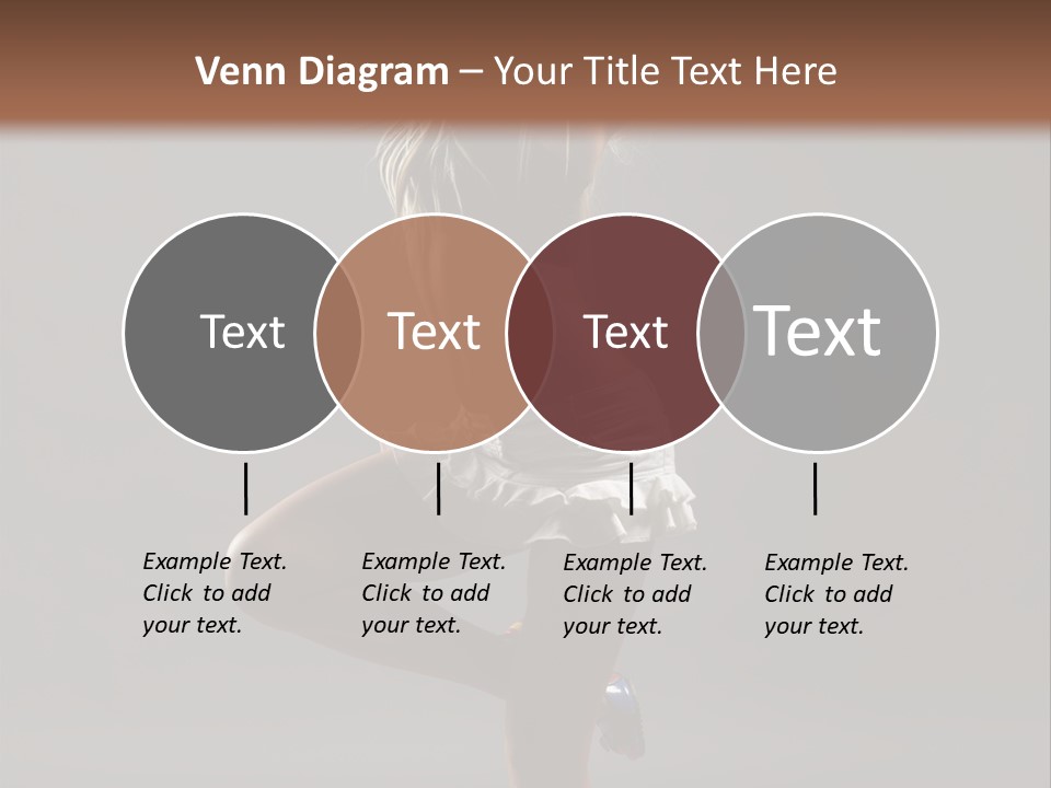 Caucasian Performer Desire PowerPoint Template