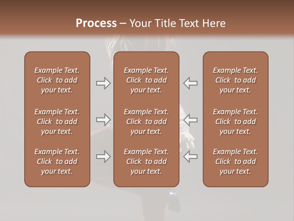 Caucasian Performer Desire PowerPoint Template