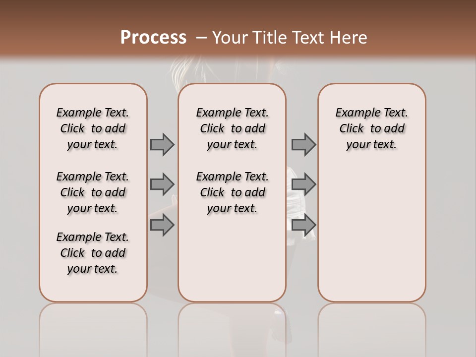 Caucasian Performer Desire PowerPoint Template