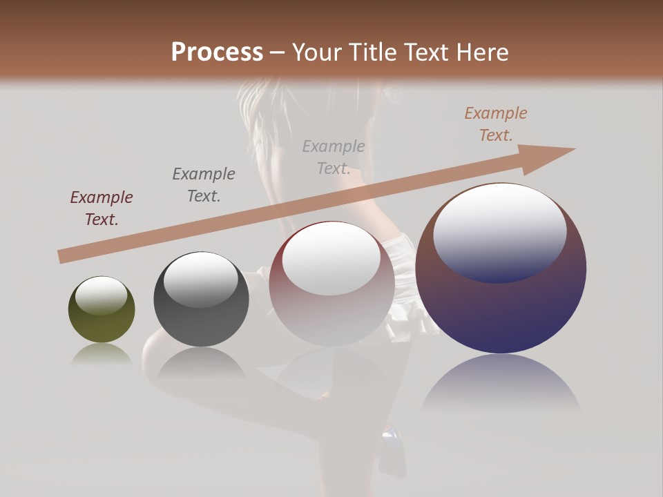 Caucasian Performer Desire PowerPoint Template