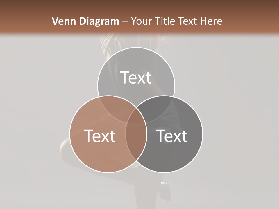 Caucasian Performer Desire PowerPoint Template