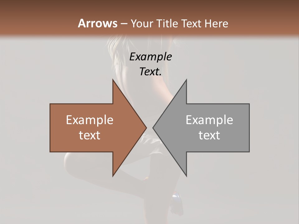 Caucasian Performer Desire PowerPoint Template