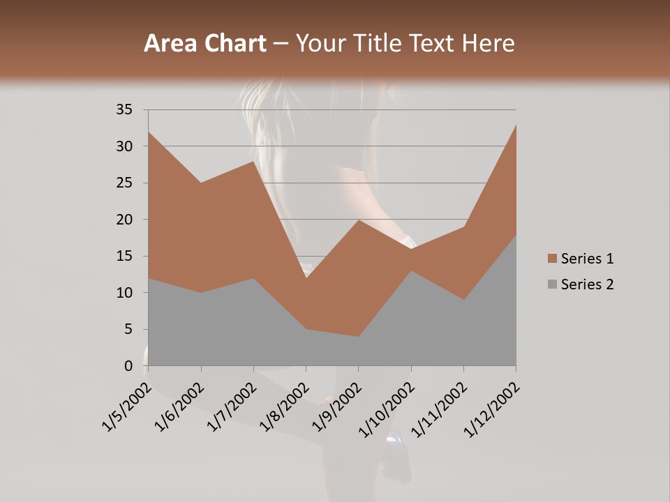 Caucasian Performer Desire PowerPoint Template