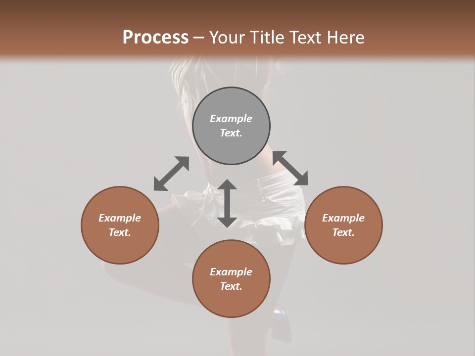 Caucasian Performer Desire PowerPoint Template