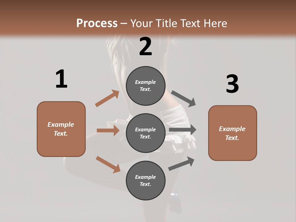 Caucasian Performer Desire PowerPoint Template