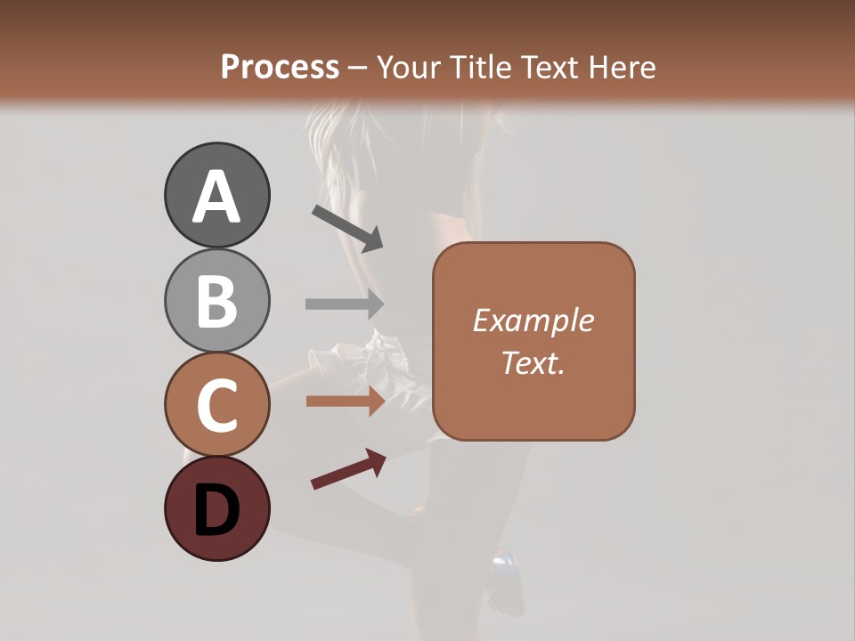 Caucasian Performer Desire PowerPoint Template