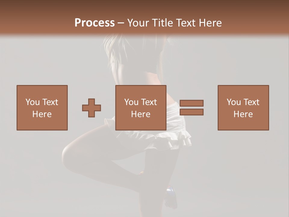 Caucasian Performer Desire PowerPoint Template