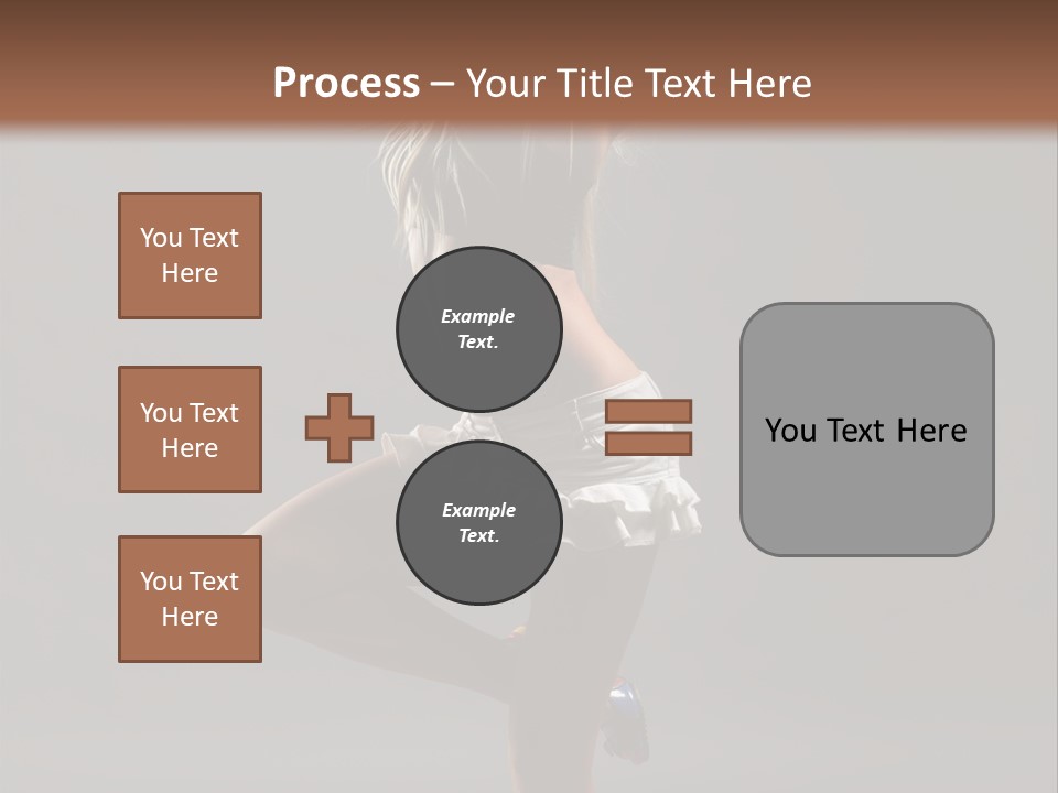 Caucasian Performer Desire PowerPoint Template
